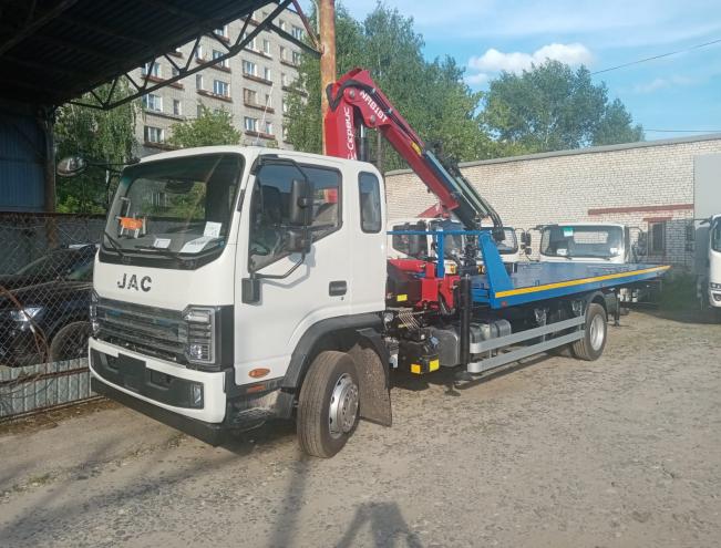Эвакуатор JAC со сдвижной платформой